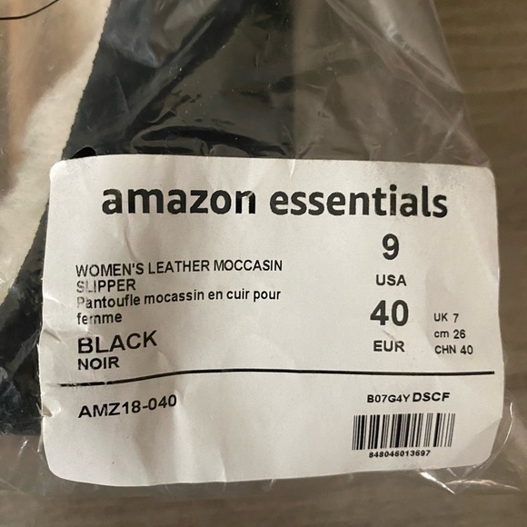 NWT Amazon Essentials Women’s Leather Moccasin size 9 - Picture 3 of 9